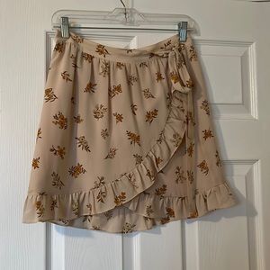 Madewell Wrap Silk Skirt